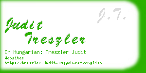 judit treszler business card